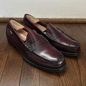 Burgundy G.H. Bass Weejun Loafers